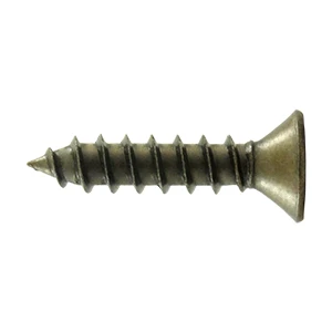 Deltana #12 Steel Wood Screw 1″ Length Antique Brass