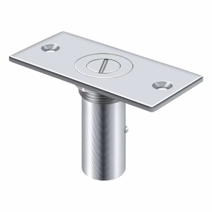 Deltana Dust Proof Strike With Safety Lock, Chrome