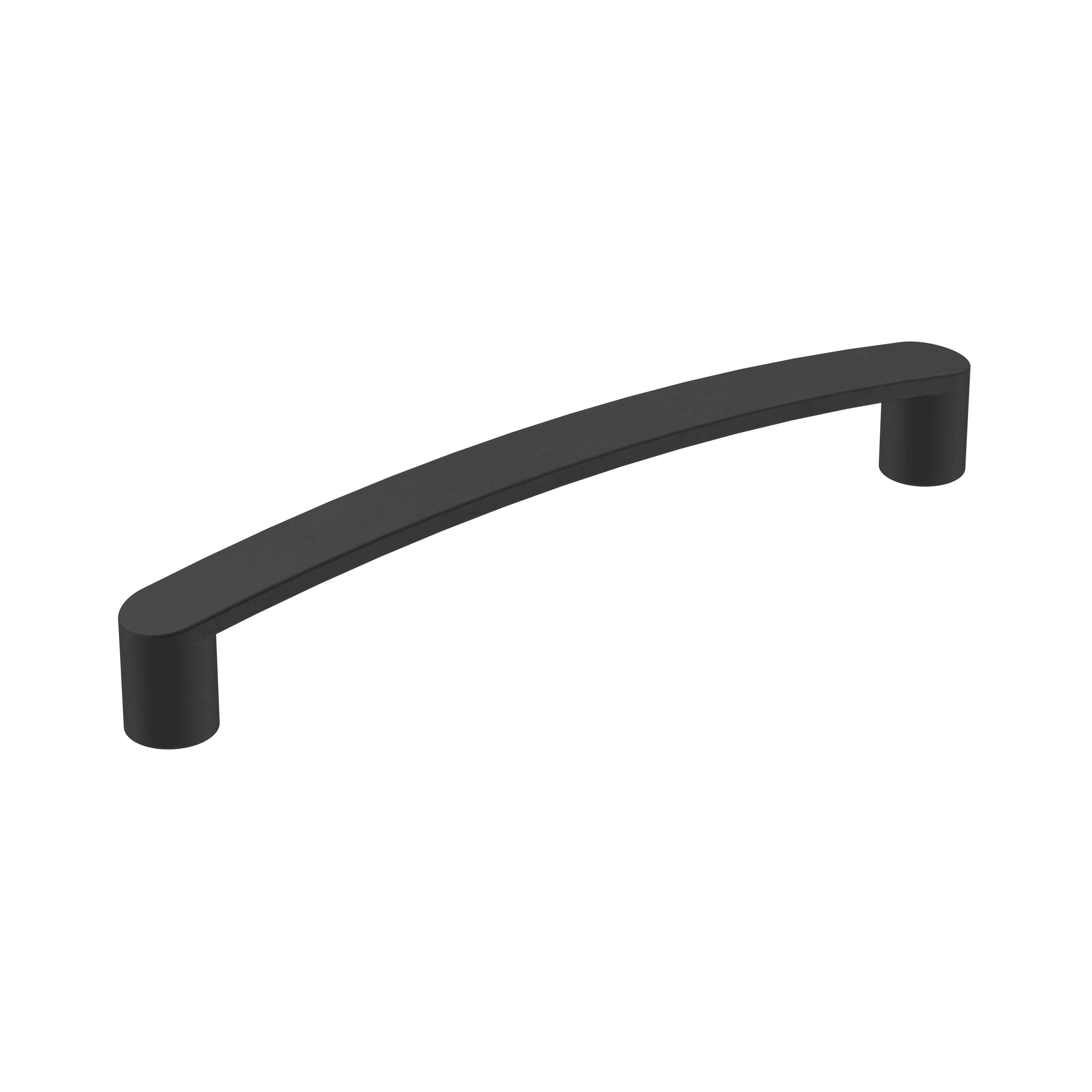 Amerock Rift Pull Matte Black 5-1/16" Center to Center
