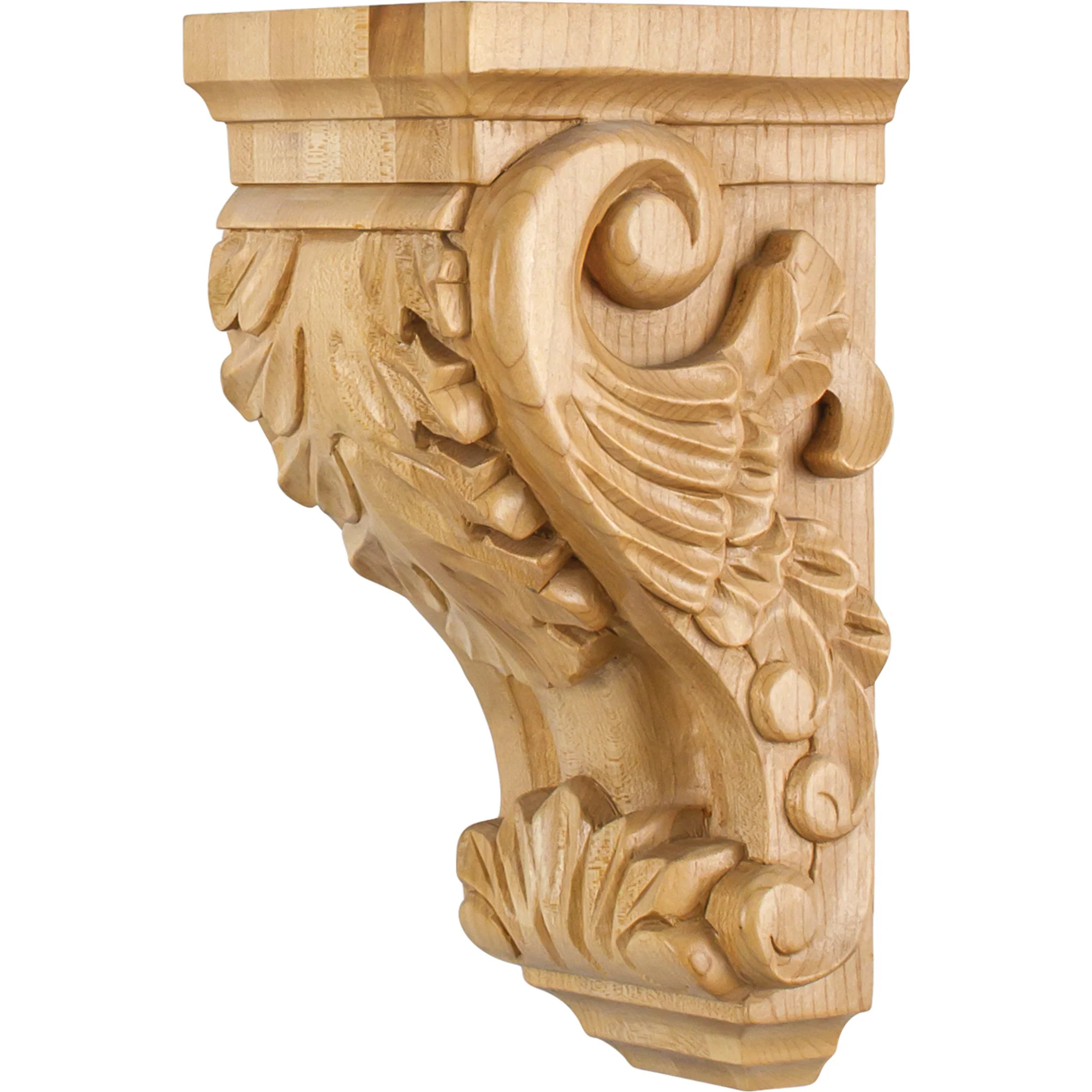 Hardware Resources Acanthus Corbel Oak 10″ Length 4-1/2″ Width