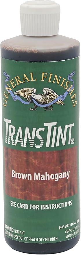 General Finishes Transtint, Brown Mahogany, 16oz