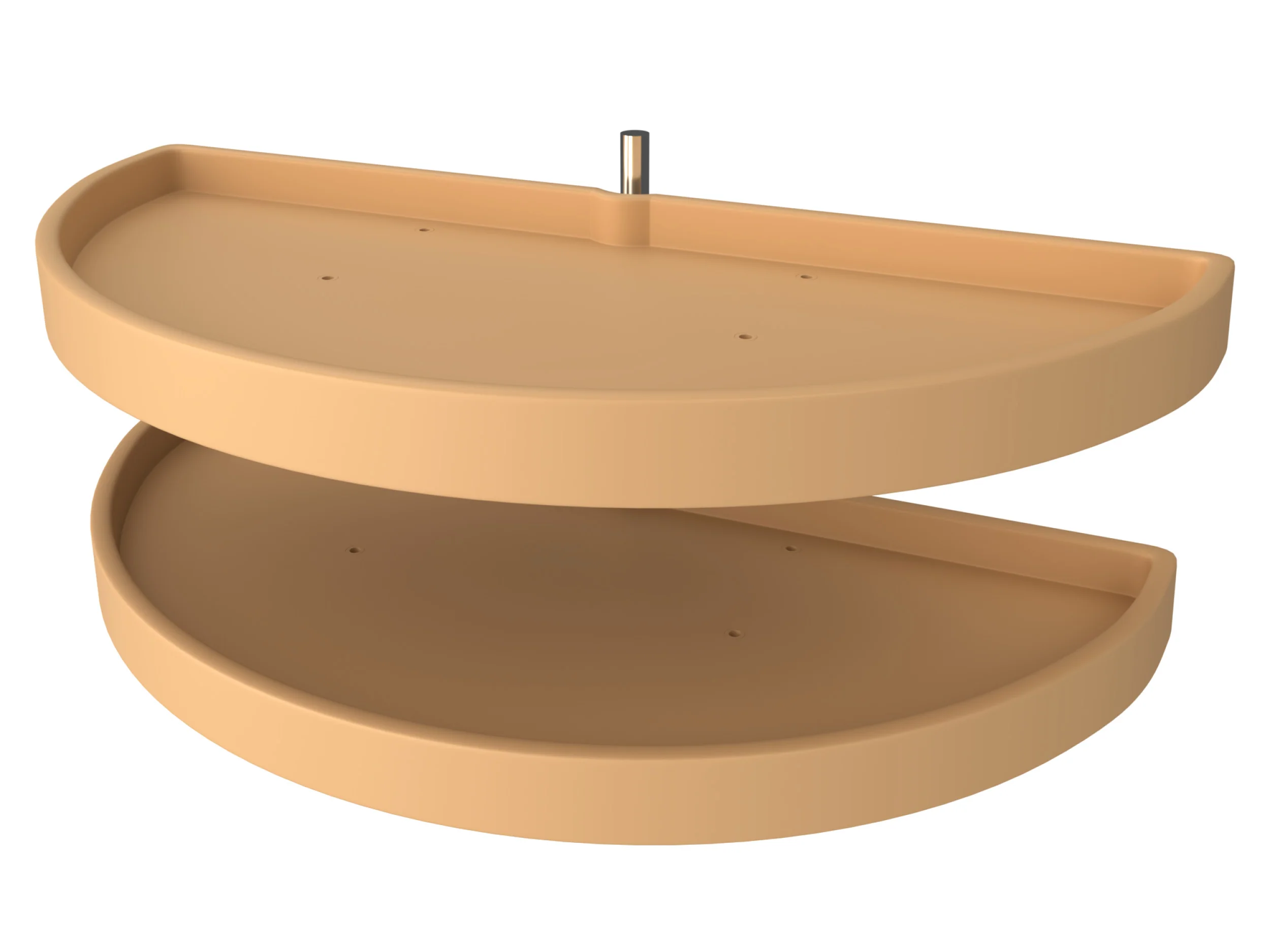 Rev-a-shelf Half Moon 2-Shelf Lazy Susan Set, 39″