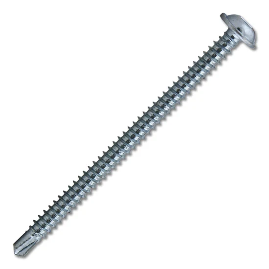 #8 Sheet Metal Screw Round Washer Head #2 Square Drive Self Drilling Point, Multiples of 100