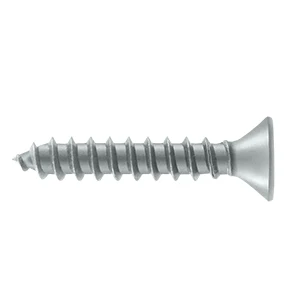 Deltana #12 Steel Wood Screw 1-1/4″ Length Brushed Chrome