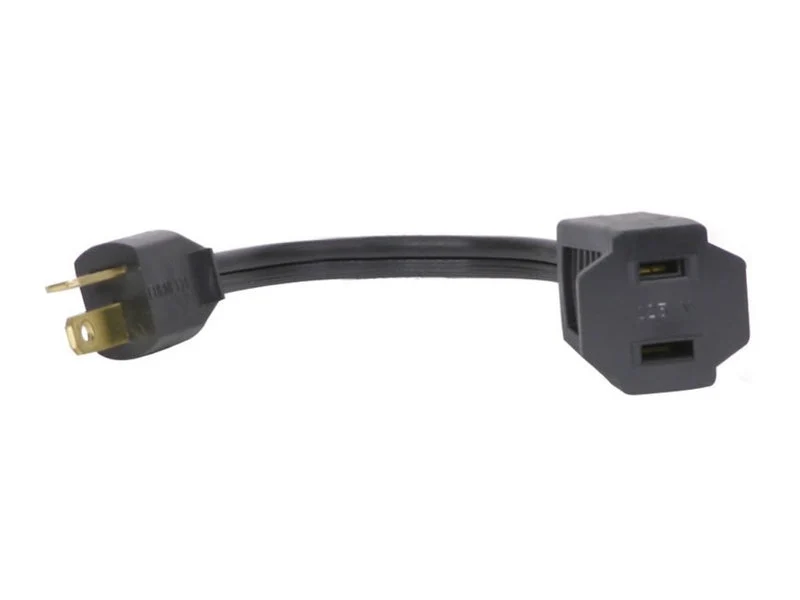 6″ Polarized Standard (FEMALE)/ “T”-BLADE (MALE)CORD, Black
