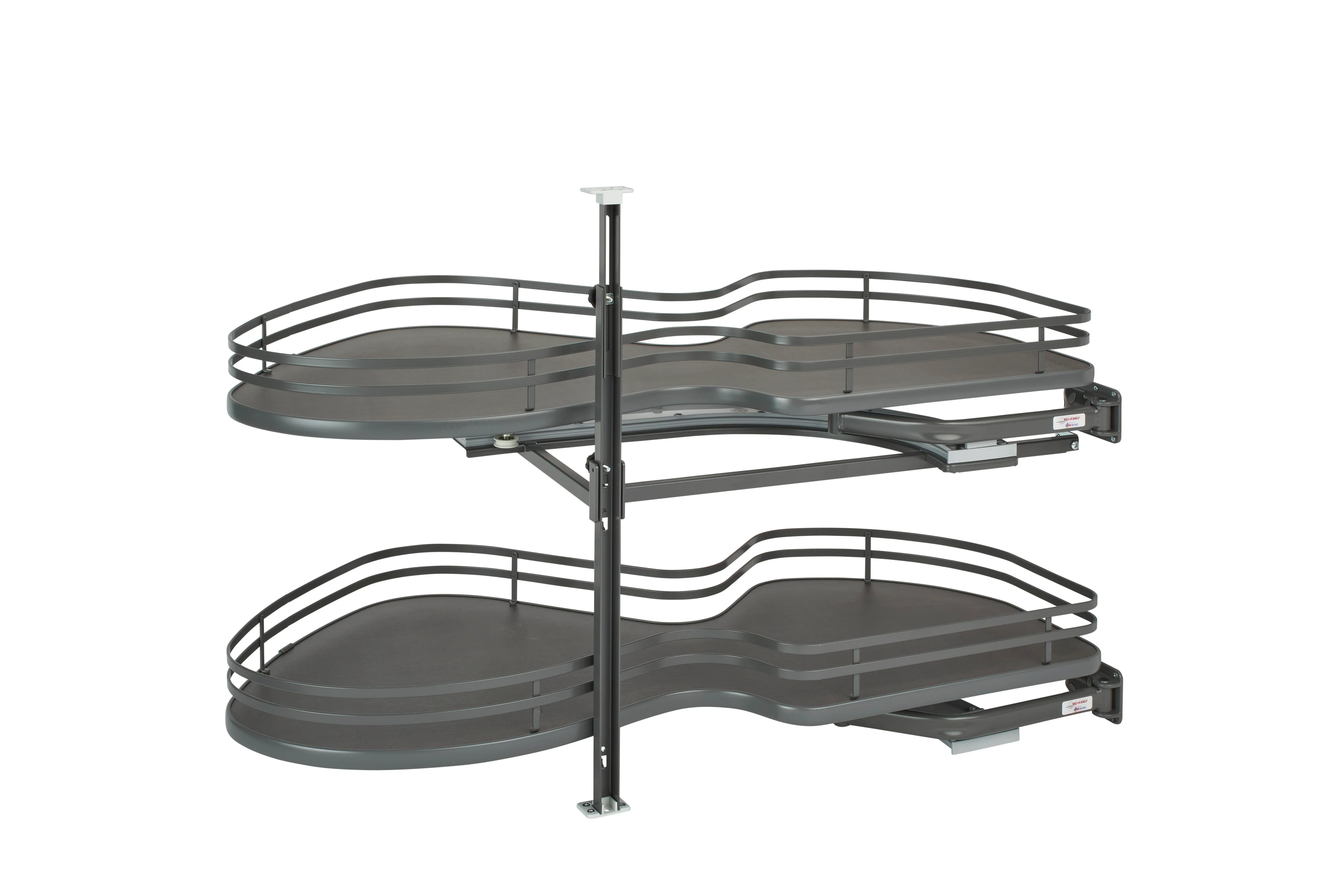 Rev-a-shelf Cloud Blind Corner Organizer 21″ Opening Width Right Opening Direction Orion Gray