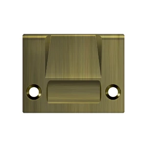 Deltana Heavy Duty Full Lip Strike For RCA430, Antique Brass
