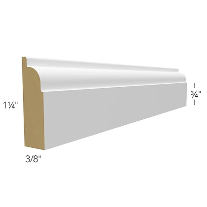 Decorative Scribe Moulding 1-1/4 H X 3/8 D X96 L- Fusion by Fabuwood