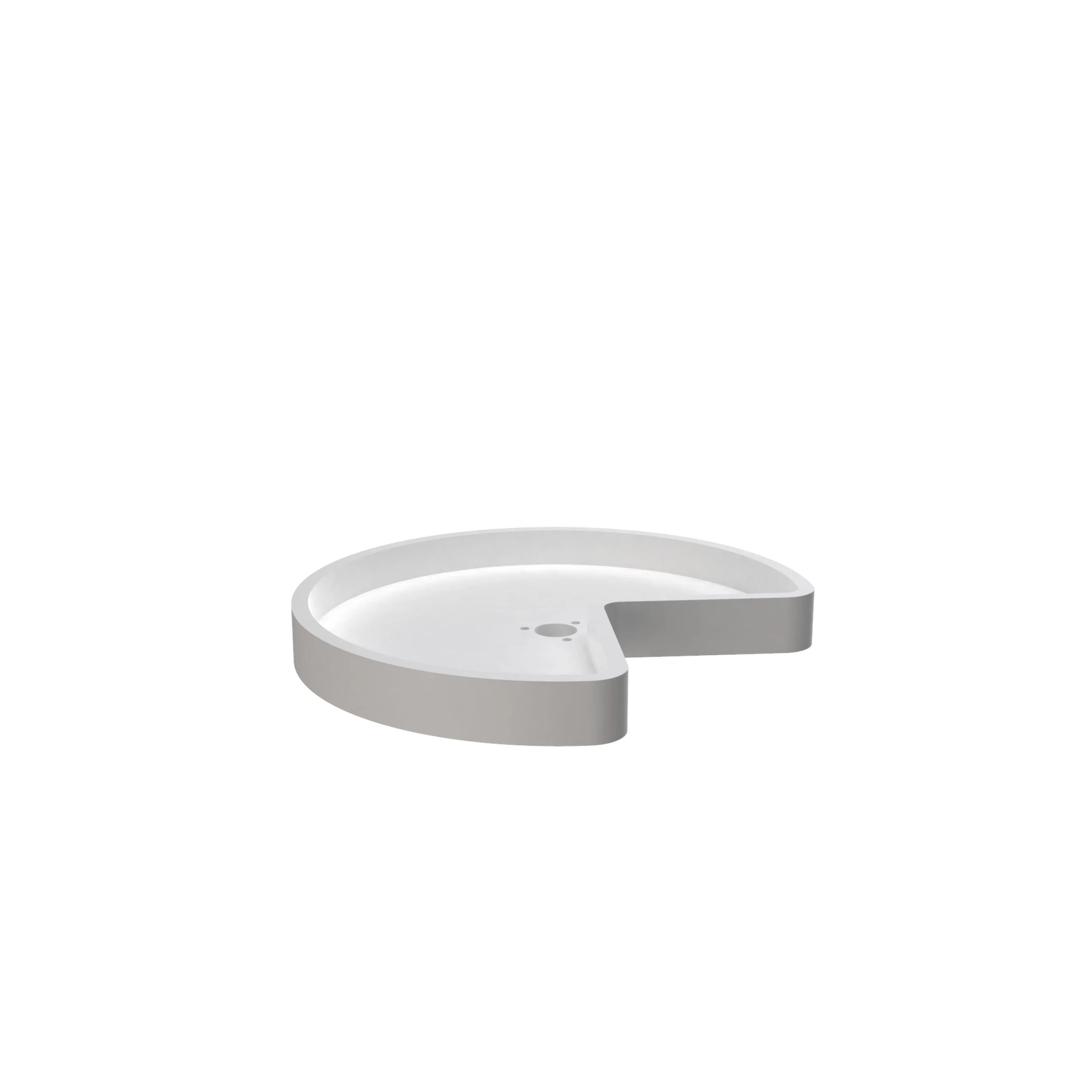 Rev-a-shelf Kidney Shape Lazy Susan Single Shelf, 18"