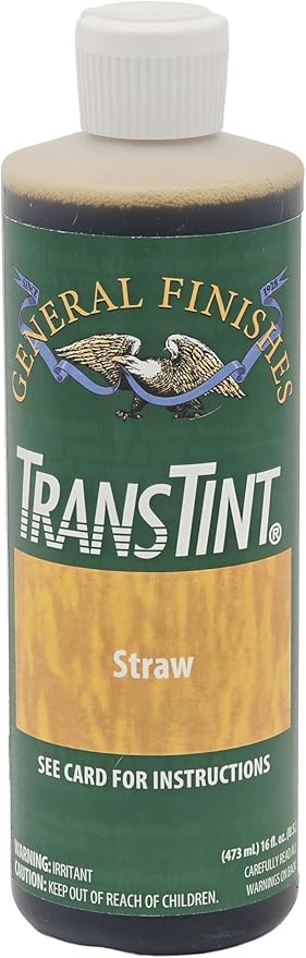 General Finishes Transtint, Straw, 16oz