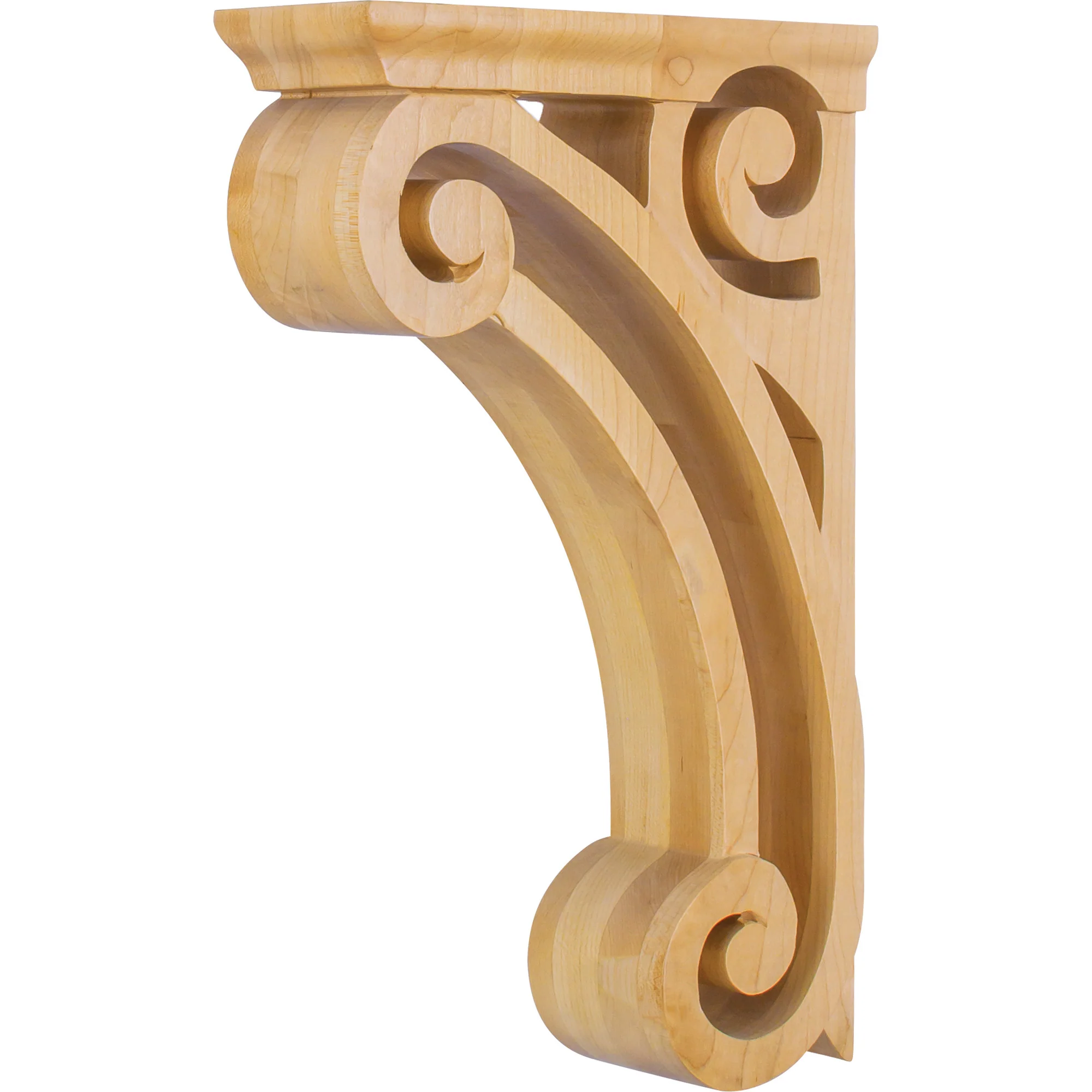3″ Open Space Corbel Maple 14″ Length