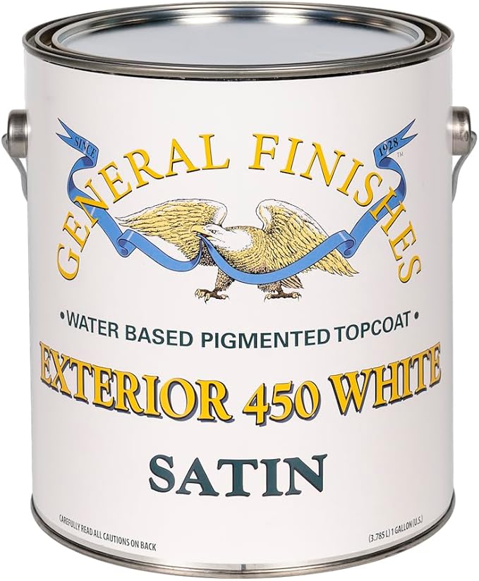 General Finishes Exterior 450 White, Satin, Gallon