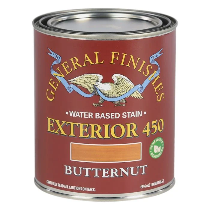 General Finishes Exterior 450 Stains, Butternut, Quart