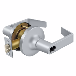 Deltana Comm Ic Core Gr1 Clarendon Less Cyl Backset 2-3/4″ 2-3/8″ Brushed Chrome Store Room Style