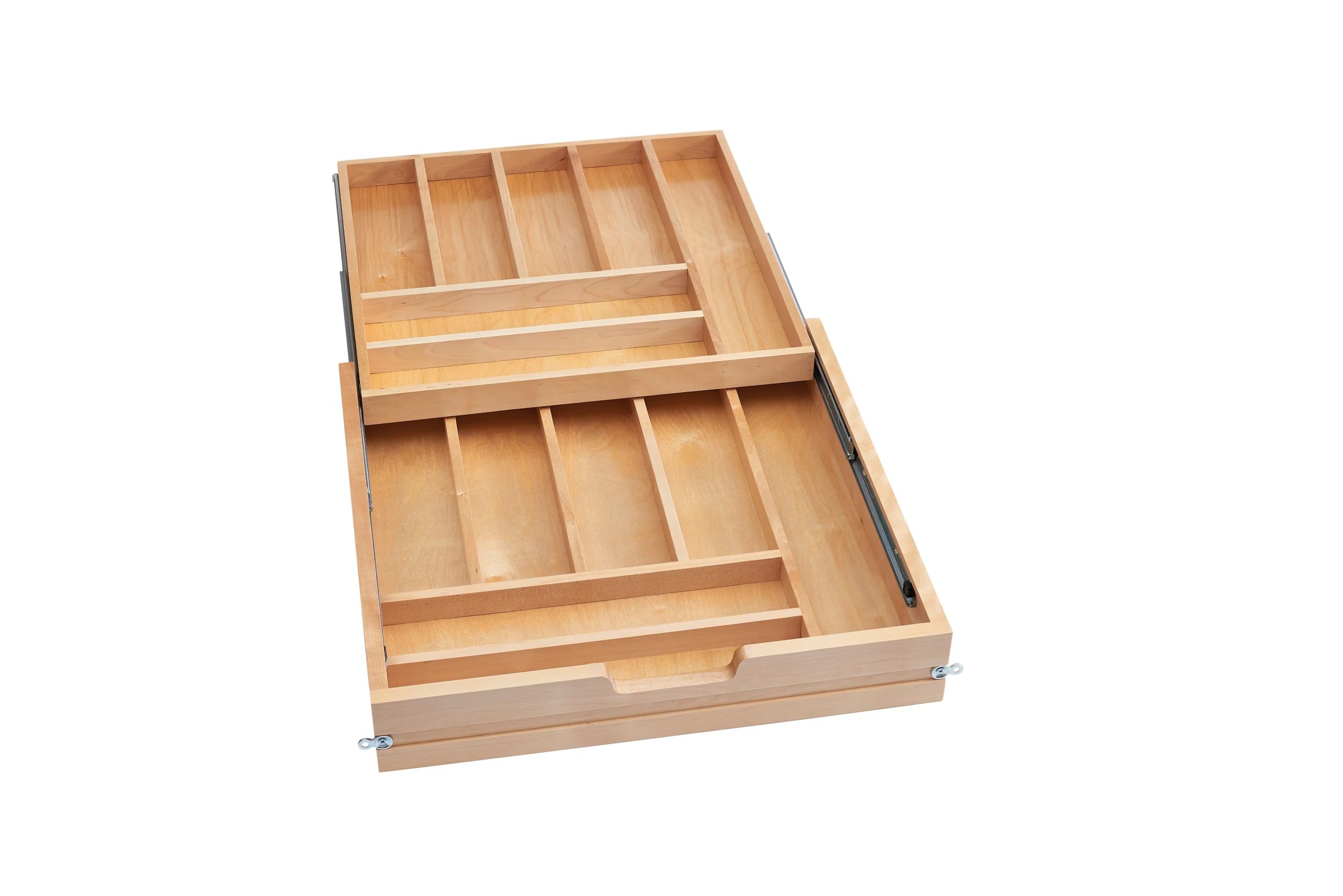 Rev-a-shelf Maple Tiered Cutlery Drawer, 24″