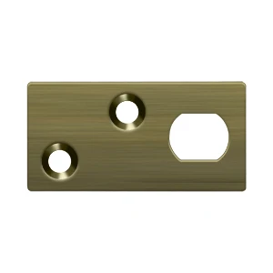 Deltana Guide Plate For 12EFB Extension Flush Bolt, Antique Brass