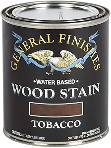 General Finishes Water Based Wood Stains, Tobacco, Quart