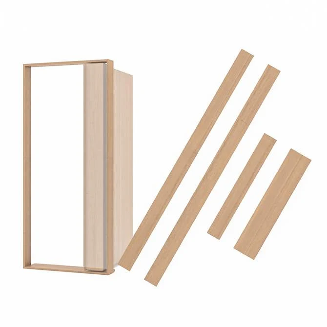 Invisidoor Jamb/Threshold Unfinished, Inswing, Cherry