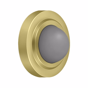 Deltana Conve Flush Bumper 2-3/8″ Diameter, Polished Brass, 2-3/8″