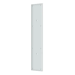 Deltana Push Plate For Door Pull Chrome 10″-20″ Pull Size