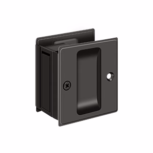 Deltana Pocket Locks 2-1/2″ x 2-3/4″ Passage Door, Oil Rubbed Bronze