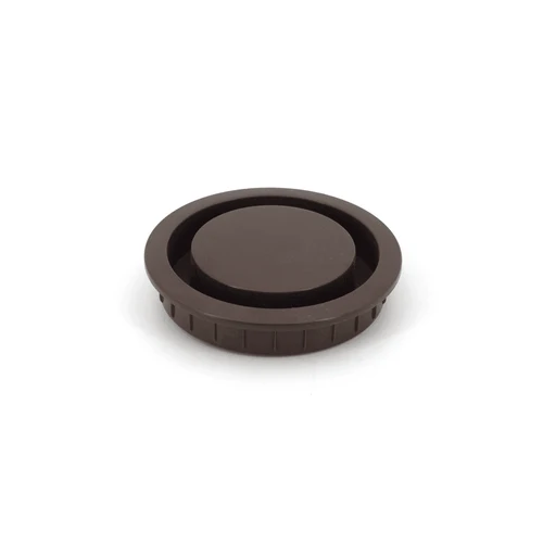 Round Plastic Ventilator Brown 56 mm