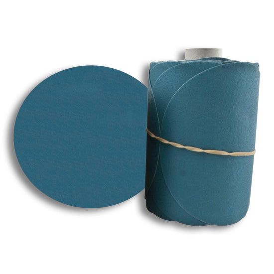 CGW Abrasives 5″ Abrasives Disc Q711T 3 Mil Film Back PSA Disc On Roll, 80 Grit