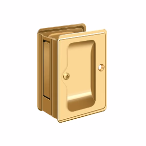 Deltana Heavy Duty Pocket Locks Adjustable Passage Door, PVD