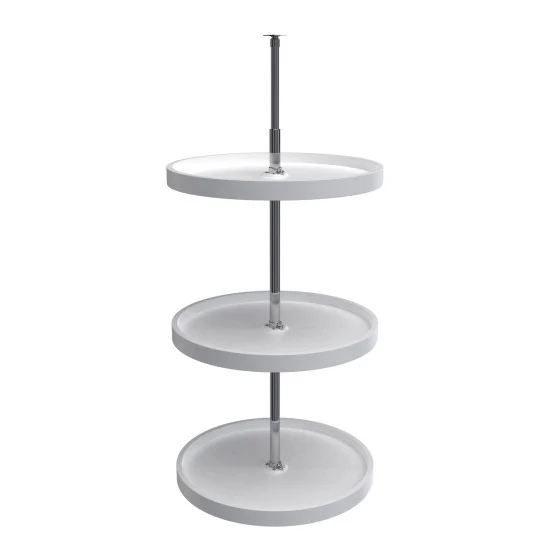 Rev-a-shelf Classic Full Circle Lazy Susan 3-Shelf Set Dependently Rotating, 20″
