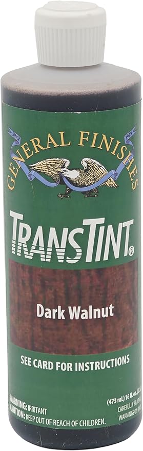 General Finishes Transtint, Dark Walnut, 16oz