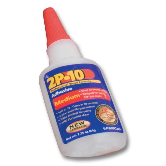 Fast Cap 2P10 Adhesive, Medium, 2.25 oz