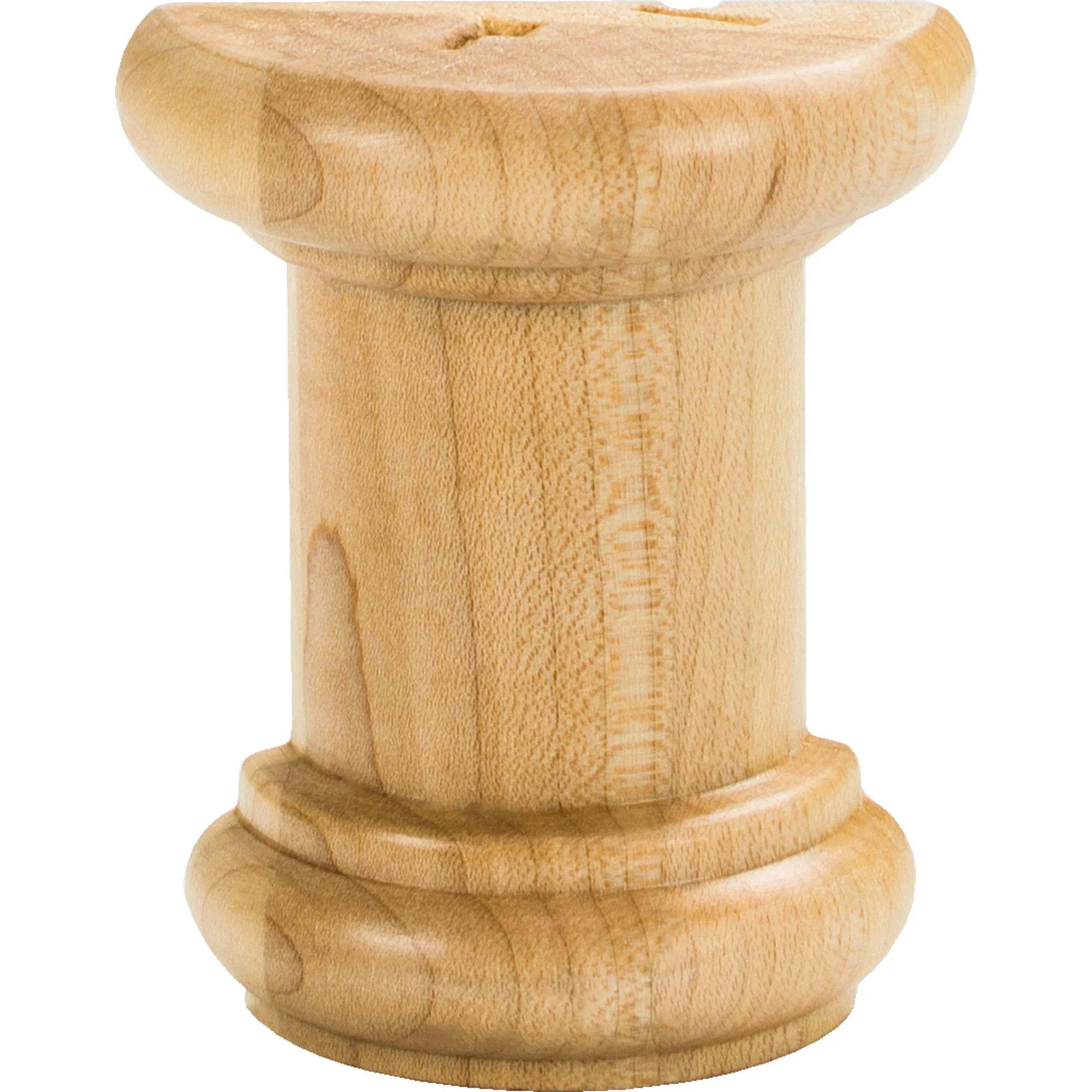 Hardware Resources Half Round Spool Cherry 3" Length