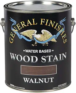 General Finishes Water Based Wood Stains, Walnut, Gallon