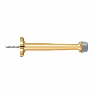 Deltana Baseboard Door Bumper Solid Brass, PVD, 4″