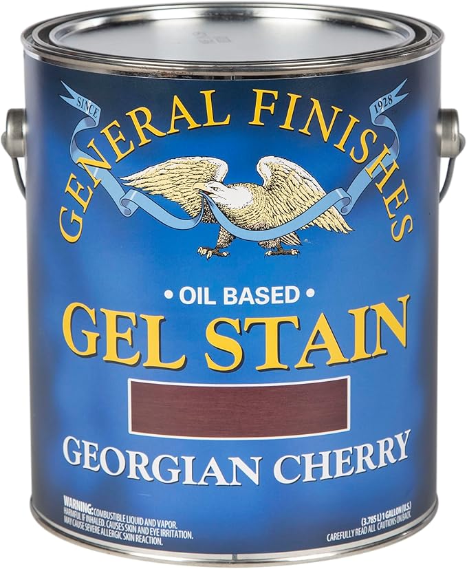 General Finishes Gel Stain, Georgian Cherry, Gallon