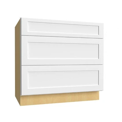 Base 3 Drawer 18 W X 34-1/2 H X 24 D – Fusion by Fabuwood