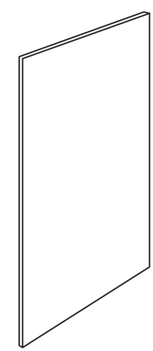 Base Skin Veneer Panel 23-1/4 W X 34-1/2 H X 1/4 Th – Nostalgic by TA Cabinetry