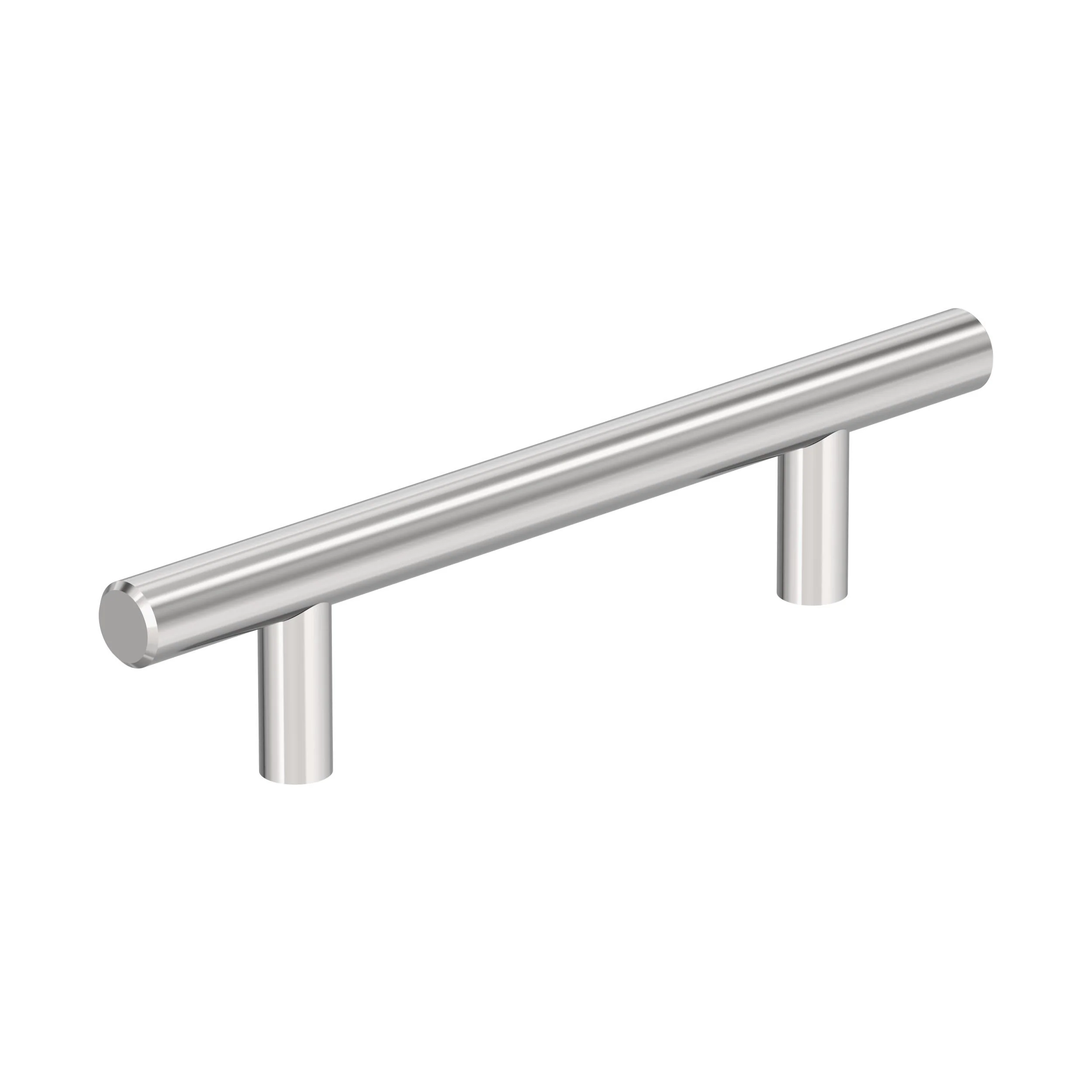 Amerock Bar Hollow Pull Polished Chrome 3-3/4" Center to Center