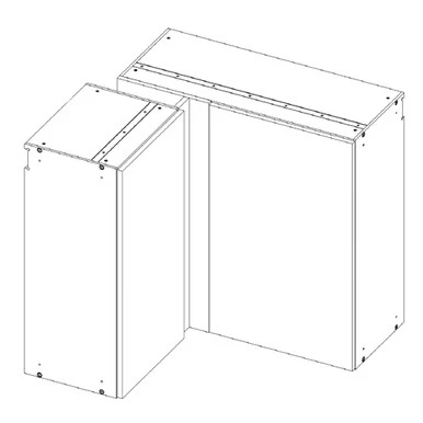 Wall Blind Cabinet 36 W X 30 H X 14 D – Standard Series by Open Air Cabinets