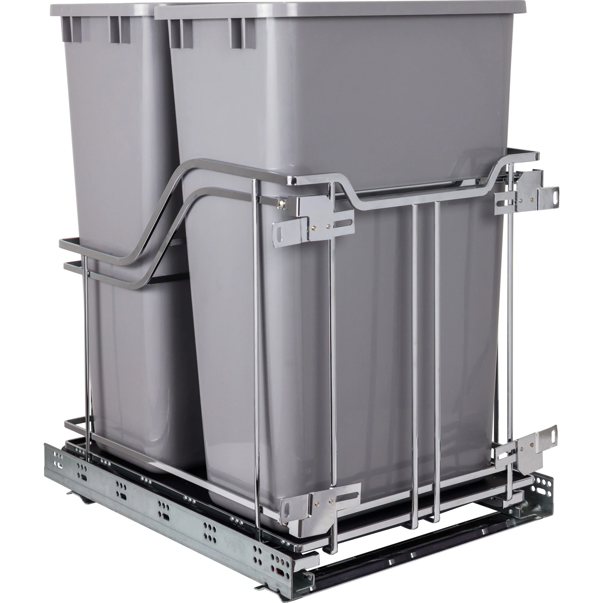 Hardware Resources Door Mount Trashcan Pullout Soft-Close