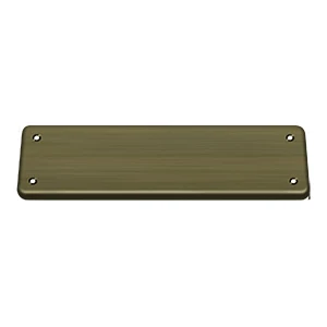 Deltana Cover Plate Solid Brass For DASH95, Antique Brass