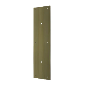 Deltana Push Plate For Door Pull Antique Brass 8″-15″ Pull Size