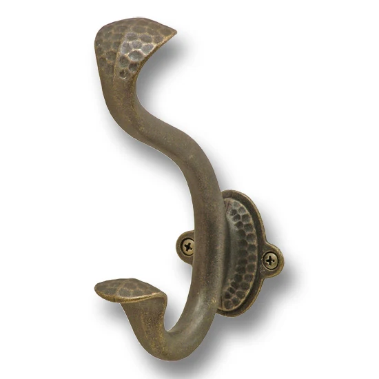 Hickory Hardware Hook Zinc Windover Antique 1-3/8″ Center to Center