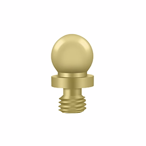 Deltana Ball Tip Polished Brass 3/8″ Height