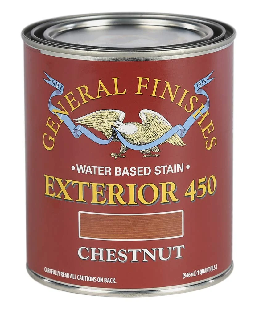General Finishes Exterior 450 Stains, Chestnut, Quart