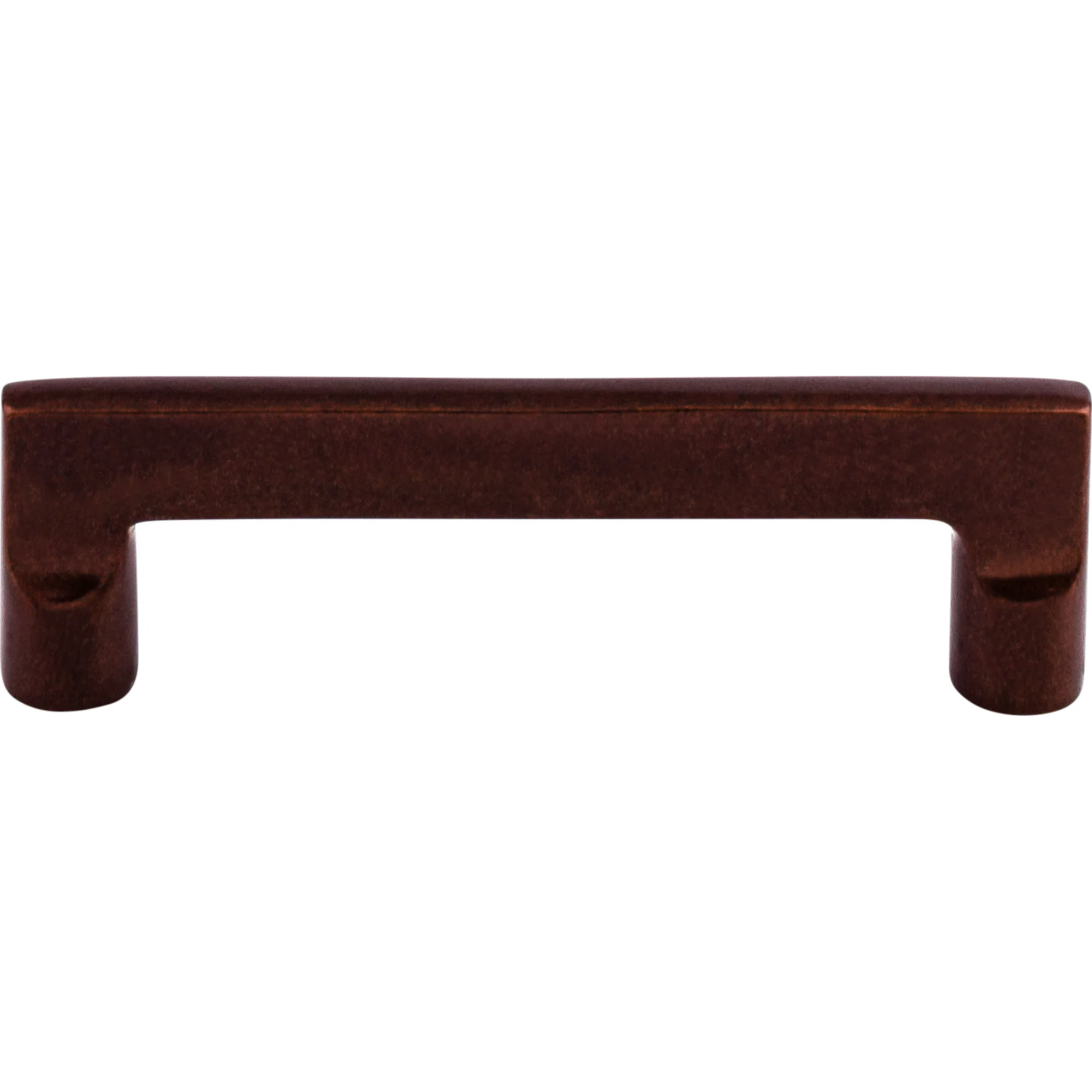 Top Knobs Aspen Flat Sided Handle Mahogany Bronze 4″ Center to Center
