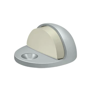 Deltana Dome Stop Profile Brushed Chrome Low Profile