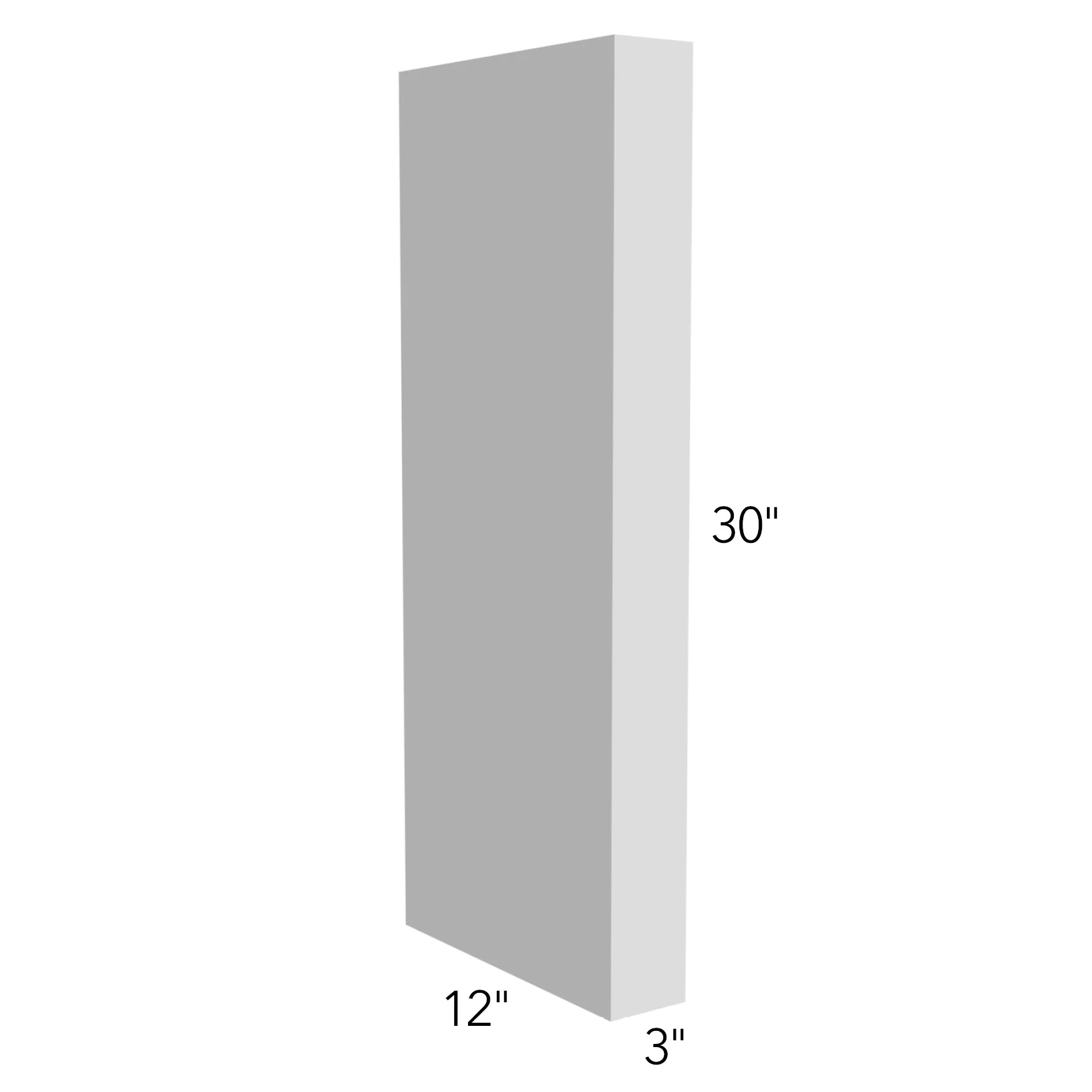 Column 3 W X 30 H X 15 D – Illume Tuscany by Fabuwood