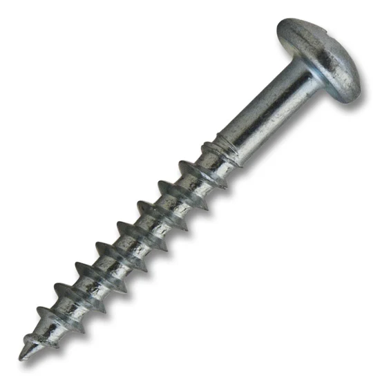 #8 Screw Pan Head #2 Phillips Coarse Thread 1-1/4" Length Zinc, Multiples of 100