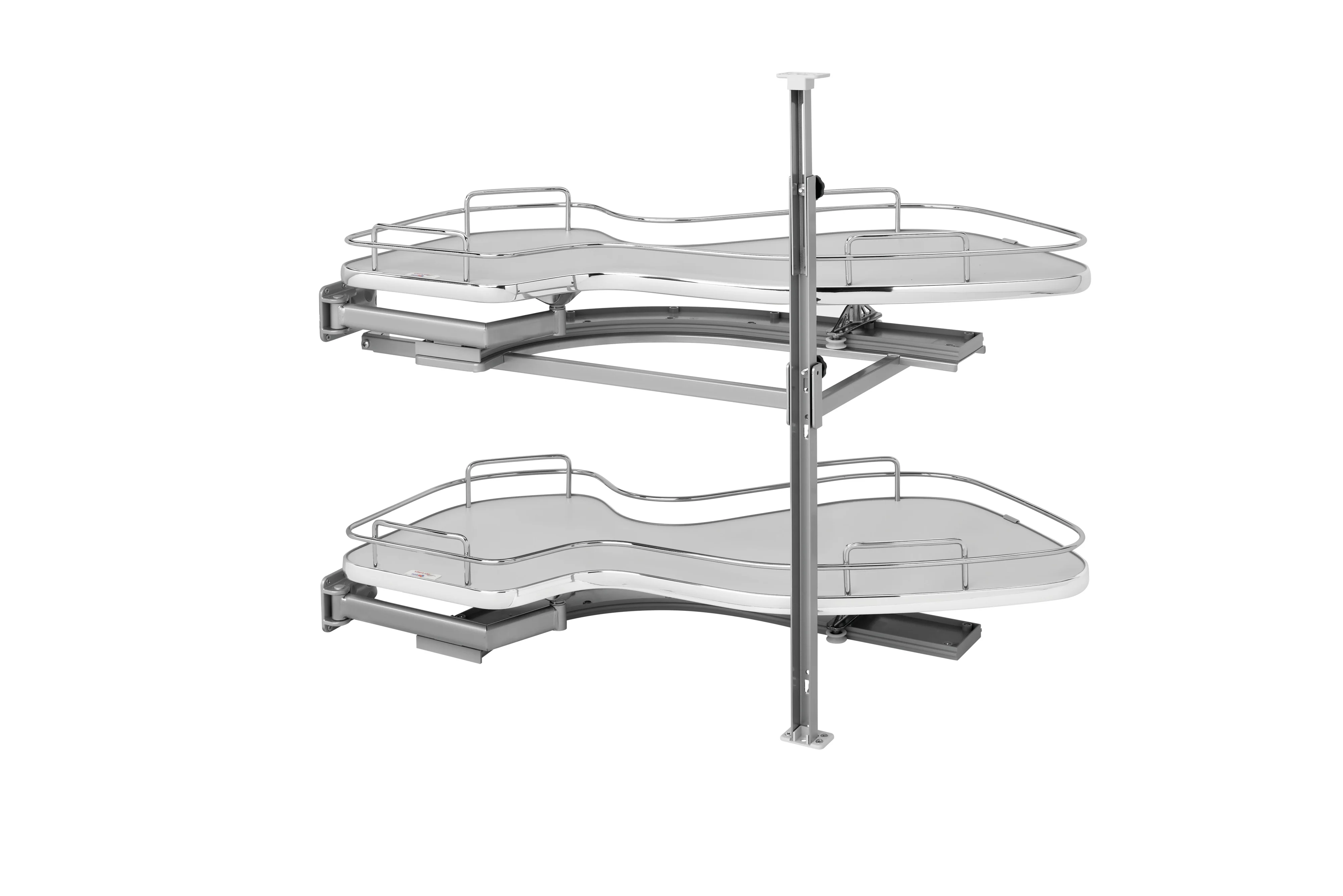 Rev-a-shelf Cloud Blind Corner Organizer 15″ Opening Width Left Opening Direction Grey